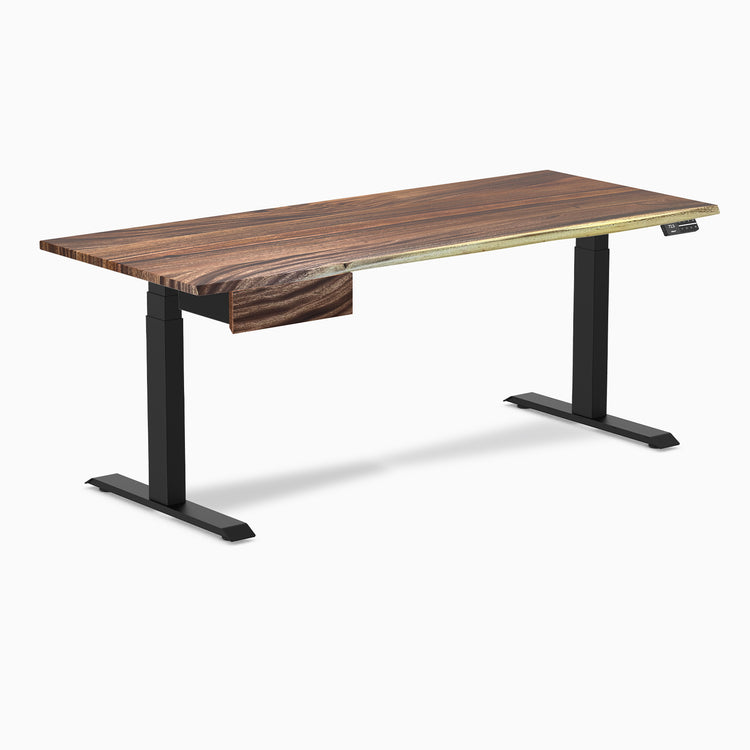 Desky Dual Hardwood Standing Desk With Drawer-Desky®