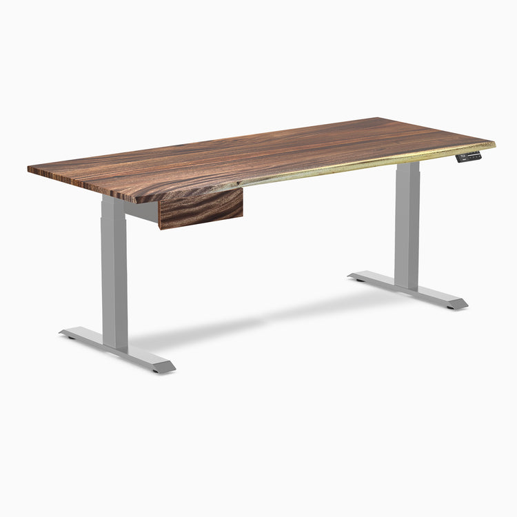 Desky Dual Hardwood Standing Desk With Drawer-Desky®