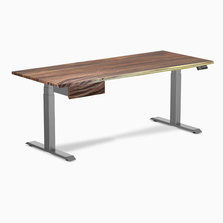 Desky Dual Hardwood Standing Desk With Drawer-Desky®