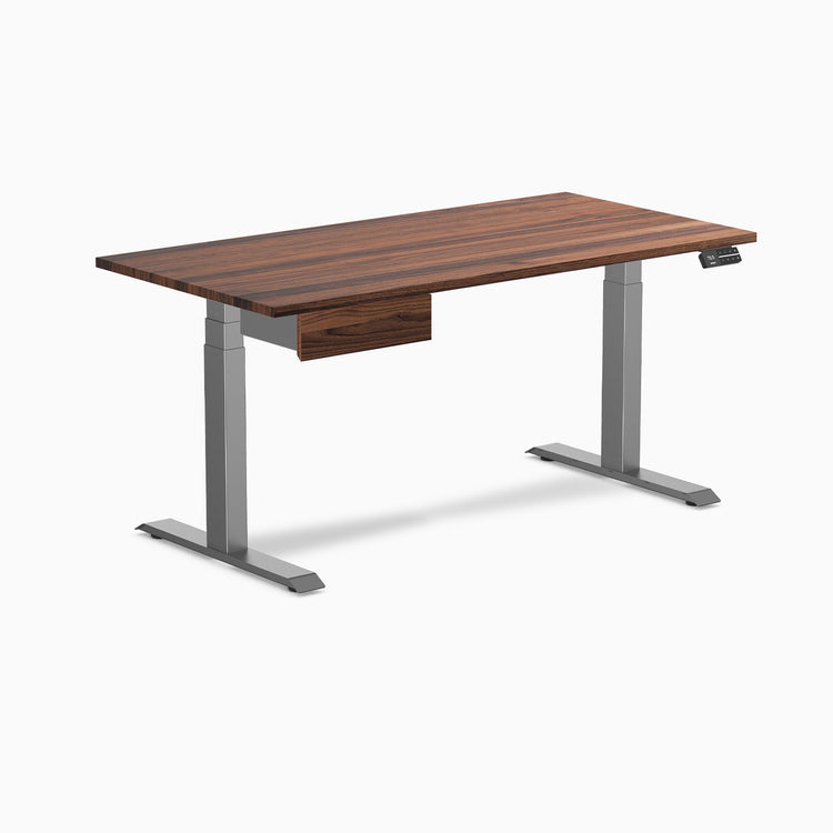 Desky Dual Hardwood Standing Desk With Drawer-Desky®