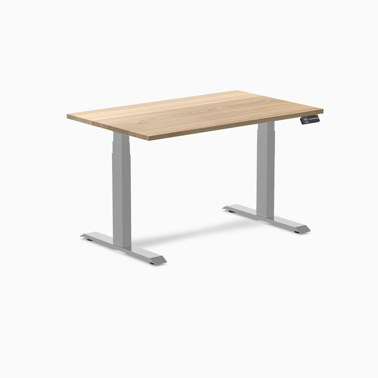 Dual hardwood white ash standing desk - Desky