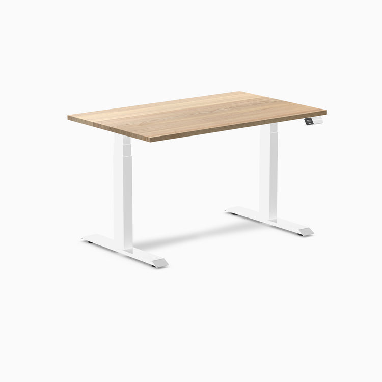 Dual hardwood white ash standing desk - Desky
