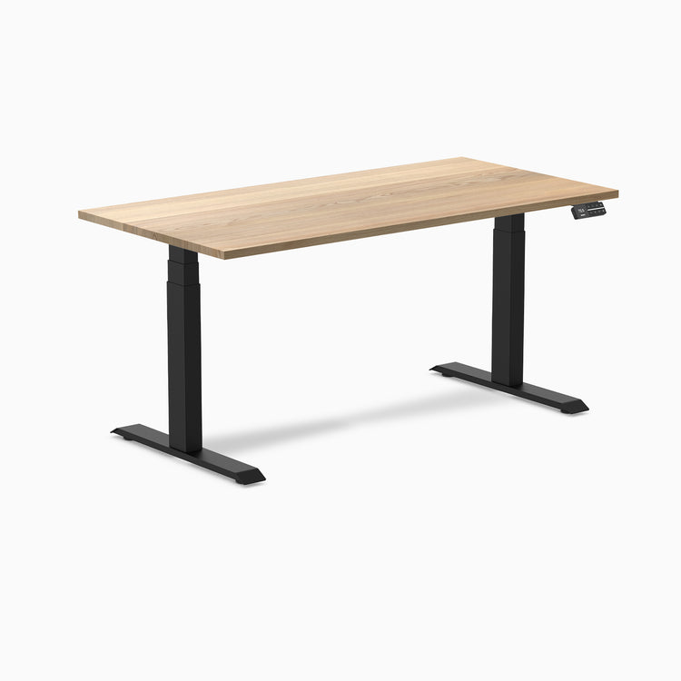 Dual hardwood white ash standing desk - Desky