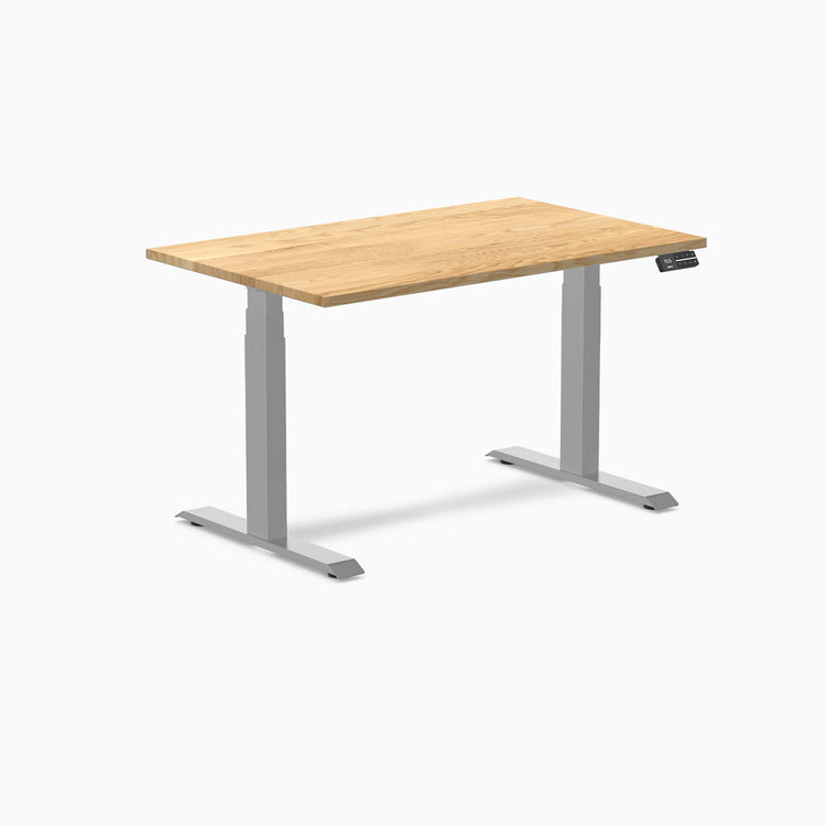 Desky Dual Hardwood Sit Stand Desk