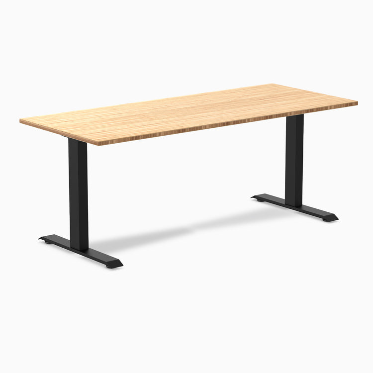 Desy fixed bamboo desk 1800mm in black
