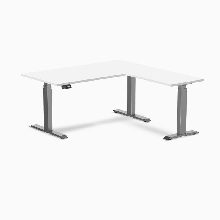 Desky L-Shape Laminate Sit Stand Desk-Desky®