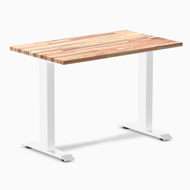zero mini softwood acacia 1000mm in white legs