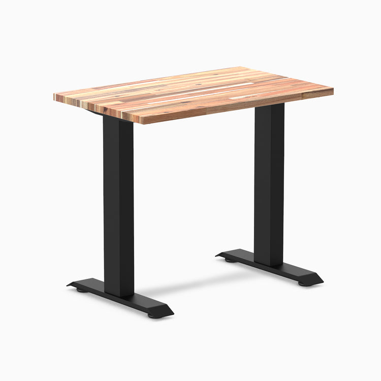 zero mini softwood acacia 800mm in black legs