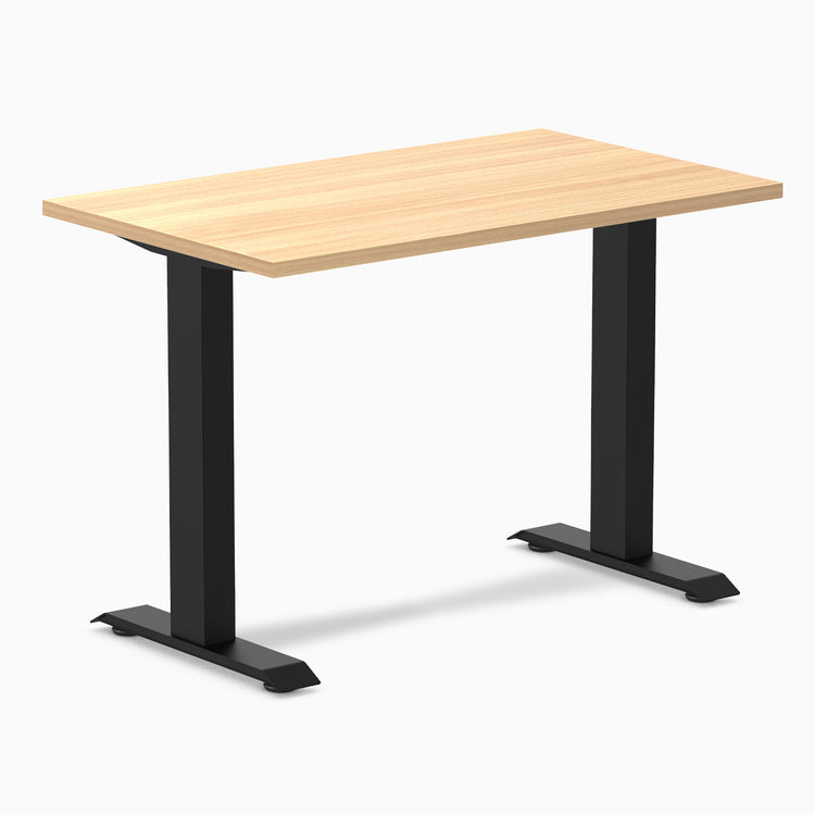 Desky fixed mini laminate desk 1000mm sublime in black legs