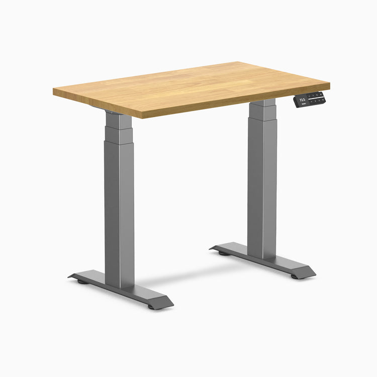 Desky Dual Mini Rubberwood Sit Stand Desk-Desky®