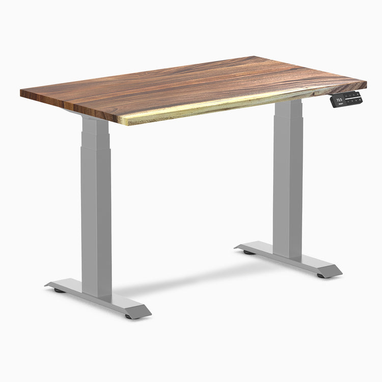 Desky dual mini hardwood saman 1000mm in gray