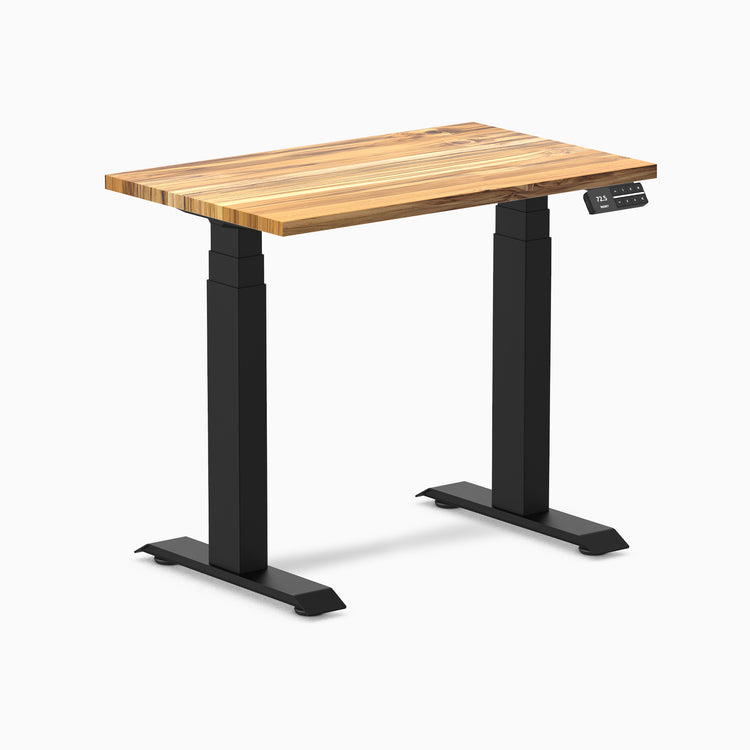 Desky dual mini hardwood teak 800mm in black