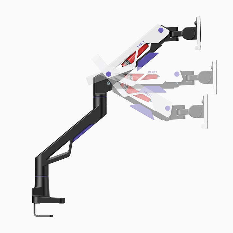 Adjustable angles Desky ultrawide monitor arm