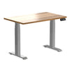 Desky Dual Mini Hardwood Sit Stand Desk White Oak-Desky®