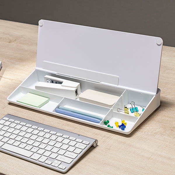 on desk storage