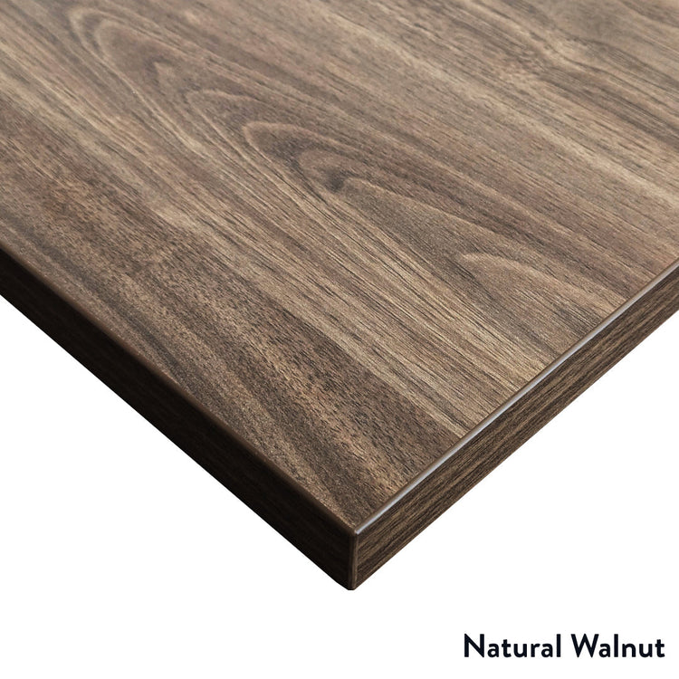 Desky Mini Laminate Desk Tops - natural walnut