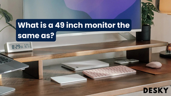 What is a 49 inch monitor the same as?