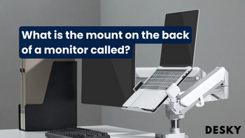 What is the mount on the back of a monitor called?
