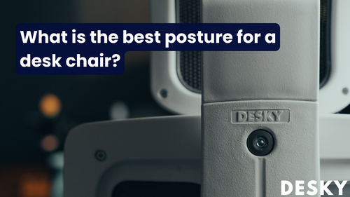 What is the best posture for a desk chair?
