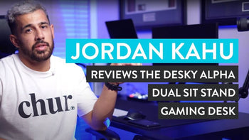 Jordan Kahu Reviews The Desky Alpha Dual Sit Stand Gaming Desk