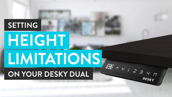 How To Set Height Limitations on your Desky Dual Sit Stand Desk