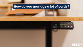 How do you manage a lot of cords?