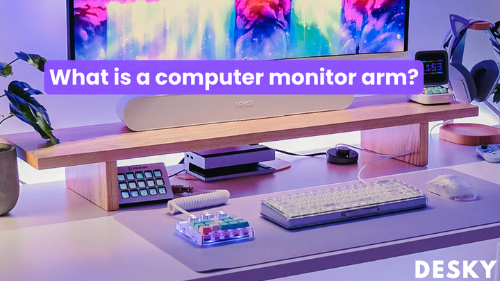 What is a computer monitor arm?