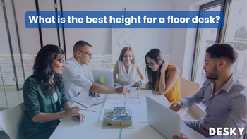 What is the best height for a floor desk?