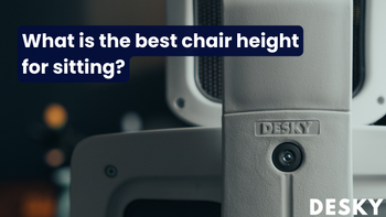 What is the best chair height for sitting?