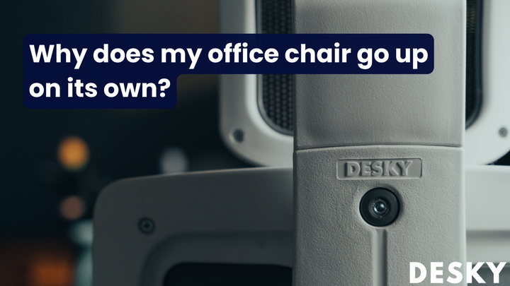 Why does my office chair go up on its own?