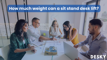 How much weight can a sit stand desk lift?