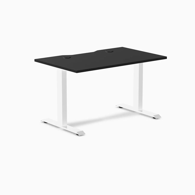 Desky Zero Scalloped Laminate Office Desk