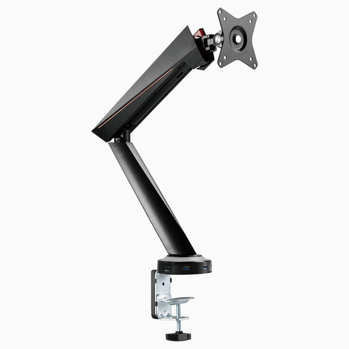 desky single LED gaming monitor arm