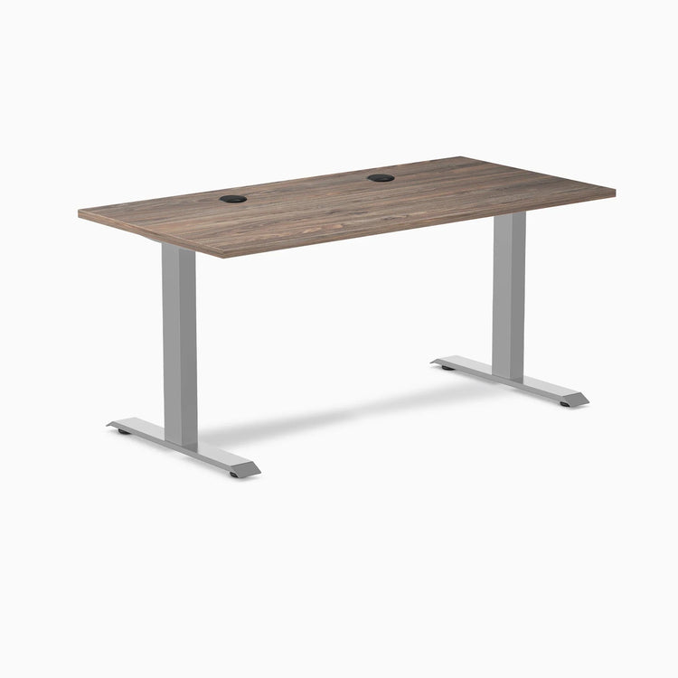 Desky Zero Scalloped Laminate Office Desk