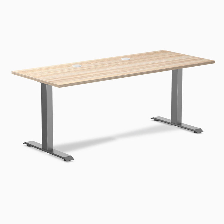 Desky Zero Scalloped Laminate Office Desk