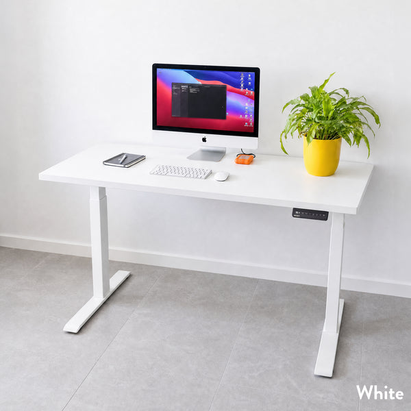 Desky Eco Single Sit Stand Desk Frame detail view 3