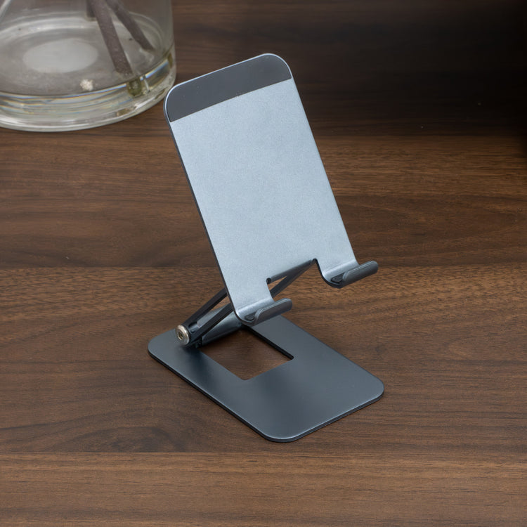 Desky pro phone stand in dark gray color