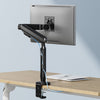 Desky flexi monitor arm with cable management feature