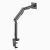 Desky black flexible monitor arm