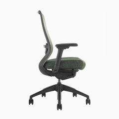 Coilflex cushion technology chair in green