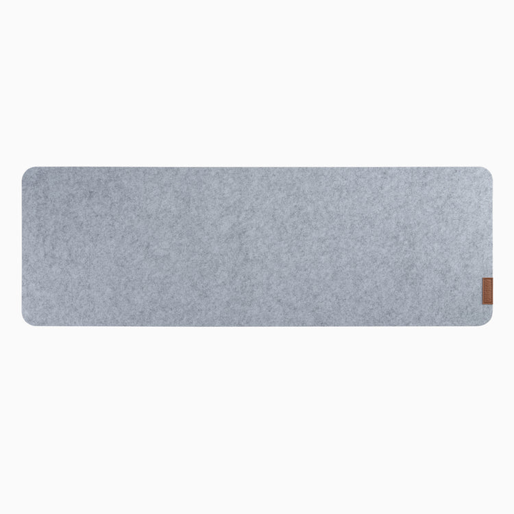 Large size light gray Desky cork felt desk pad 