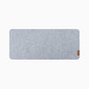 Medium size light gray Desky cork felt desk pad 