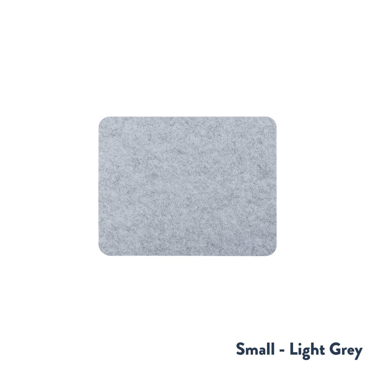 light grey mouse pad cork and felt