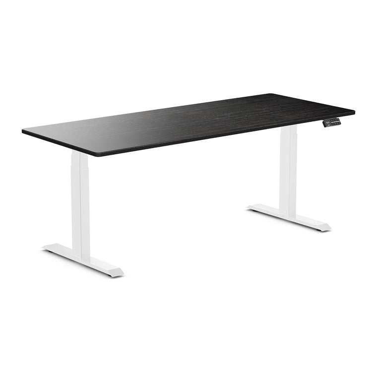 Desky Dual Ergo Edge Sit Stand Desk Bamboo-Desky®