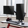 Desky DUal LED vertical monitor use 