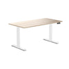 dual melamine height adjustable desk