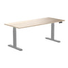 Desky Dual Laminate Sit Stand Desk Classic Oak-Desky®