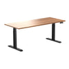 Desky Dual Laminate Sit Stand Desk Prime Oak-Desky®