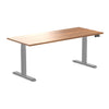 Desky Dual Laminate Sit Stand Desk Prime Oak-Desky®