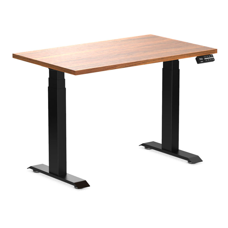 dual mini melamine height adjustable desk